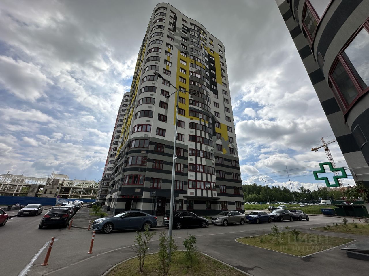 Продажа однокомнатной квартиры 38,1м² ул. Прокудина, 2, Ивантеевка,  Московская область, Пушкинский городской округ - база ЦИАН, объявление  303176725