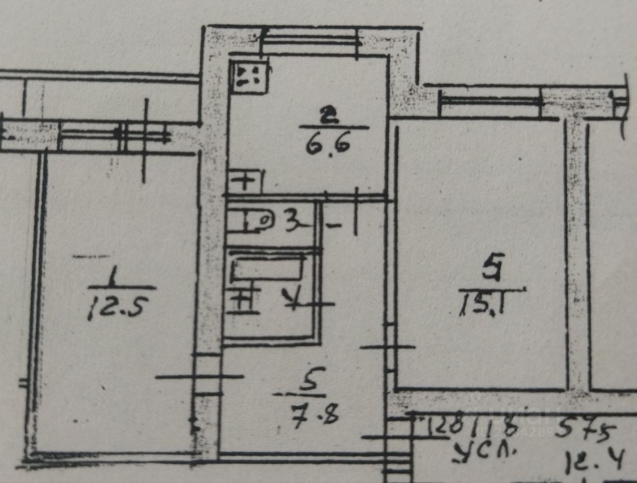 Продажа двухкомнатной квартиры 47м² ул. Толмачева, 2, Ивантеевка,  Московская область, Пушкинский городской округ - база ЦИАН, объявление  298428937