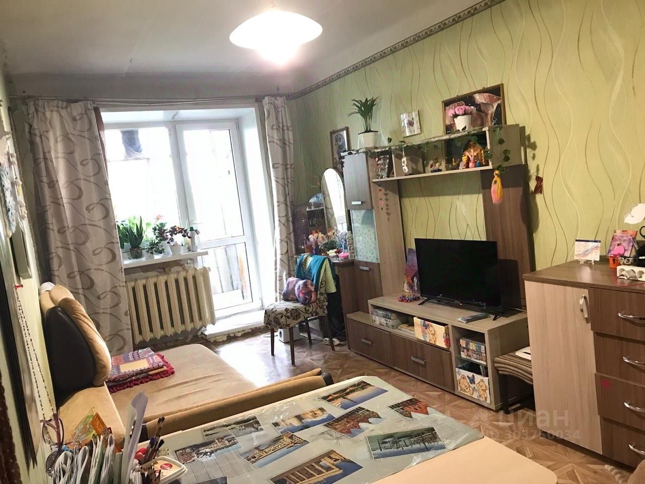 Продажа однокомнатной квартиры 26,3м² ул. Гагарина, 12, Ижевск, Удмуртская  респ. - база ЦИАН, объявление 303750034