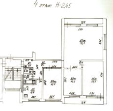 4-комн.кв., 87 м², этаж 4