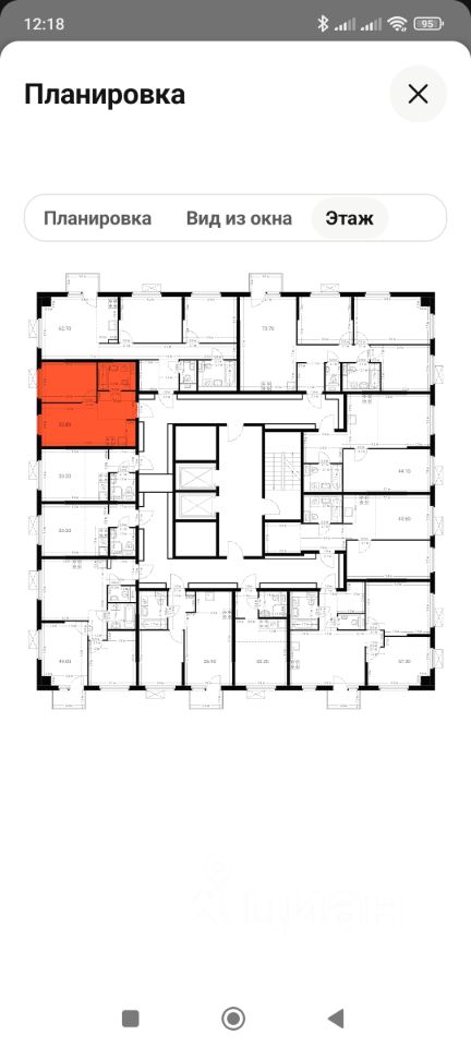 1-к кв. Татарстан, Казань ул. Анаса Тазетдинова, 7к6 (33.0 м²)