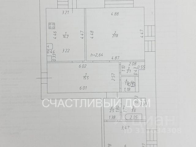 2-комн., 78,3 м², 11/14 этаж