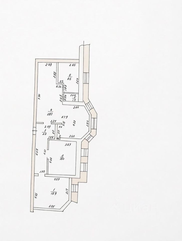 3-к кв. Татарстан, Казань ул. Вишневского, 11 (94.2 м²)