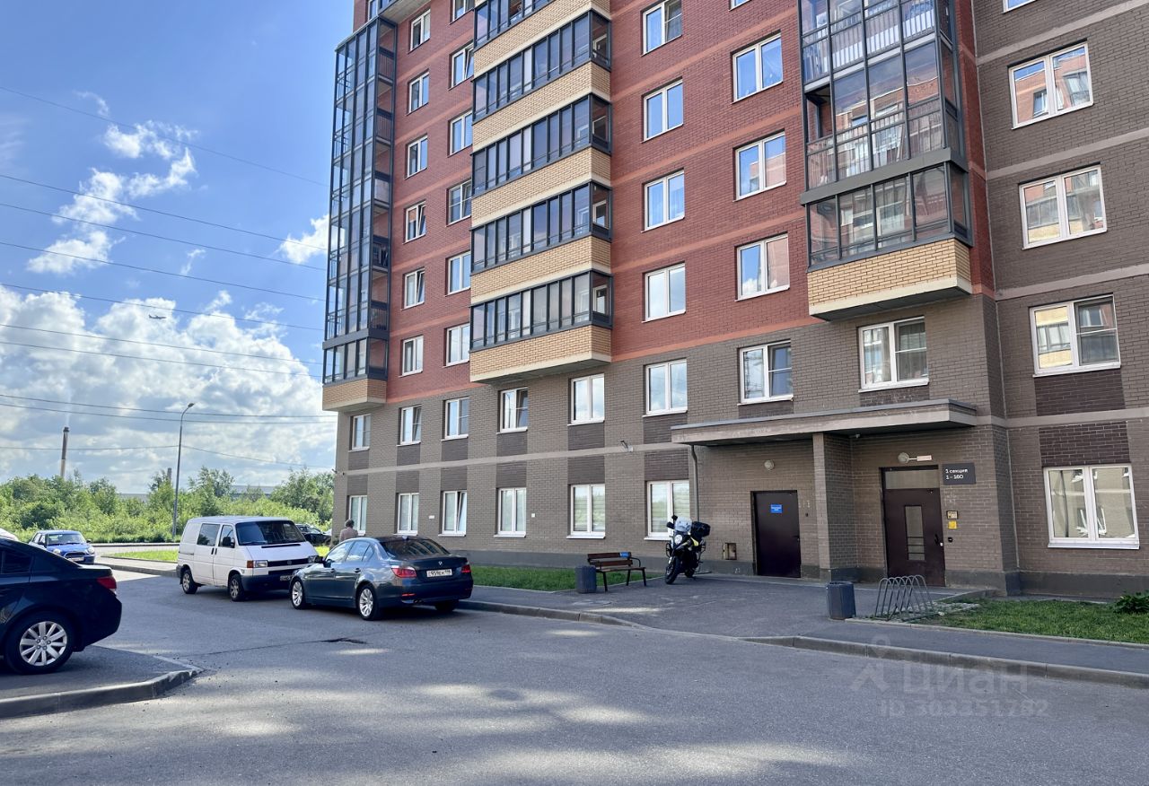 Сдам однокомнатную квартиру 32,5м² ул. Севастьянова, 28к2, Колпино, м.  Рыбацкое - база ЦИАН, объявление 303351782