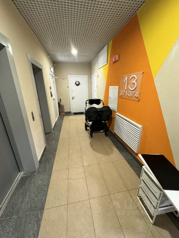 Сдам однокомнатную квартиру 34.3м² ул. Александры Монаховой, 43к1 ...