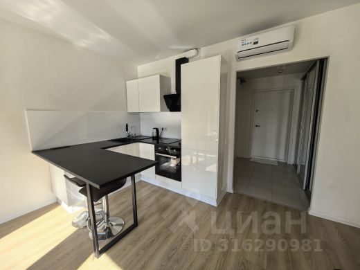 Студия, 24 м², 6/18 этаж