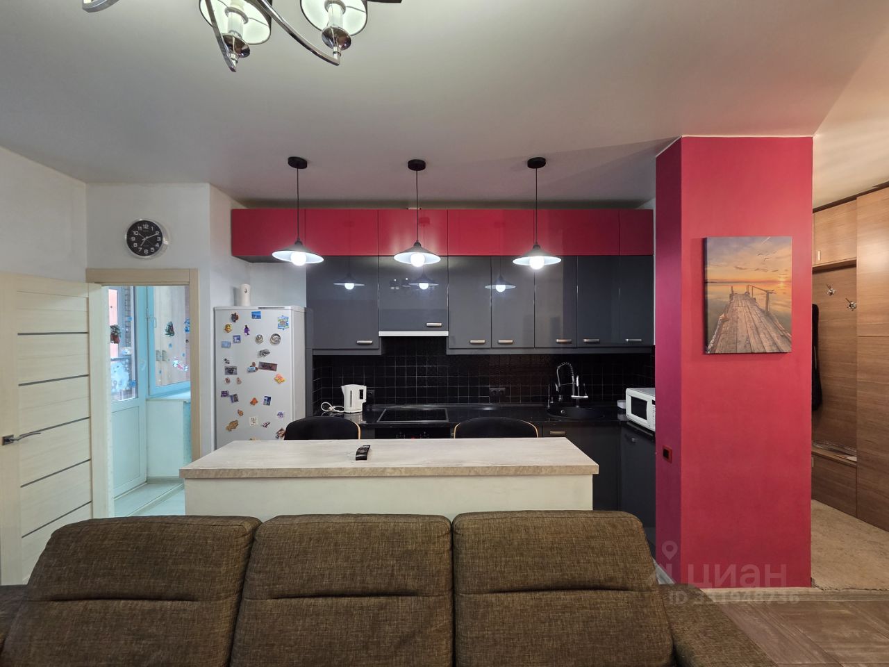 3-комнатная квартира, 76,7 м² — фото 2