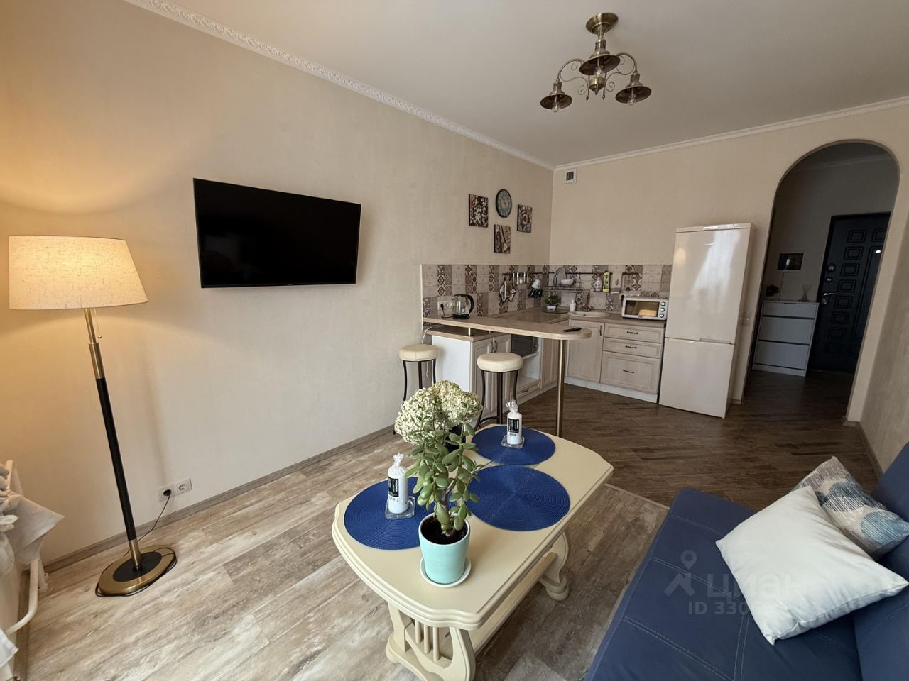 Евро2-комнатная квартира, 38 м² — фото 3