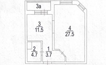 2-комн.кв., 49 м², этаж 9 2-комн.кв., 49 м², этаж 9