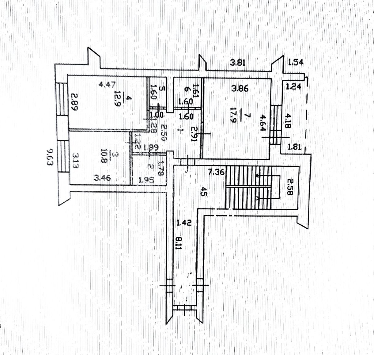 Продажа двухкомнатной квартиры 58.6м² Коммунистический просп., 25А ...