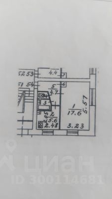 1-комн.кв., 31 м², этаж 1