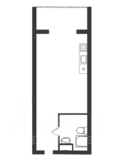 1-комн.кв., 35 м², этаж 11