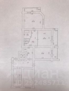 2-комн.кв., 98 м², этаж 6