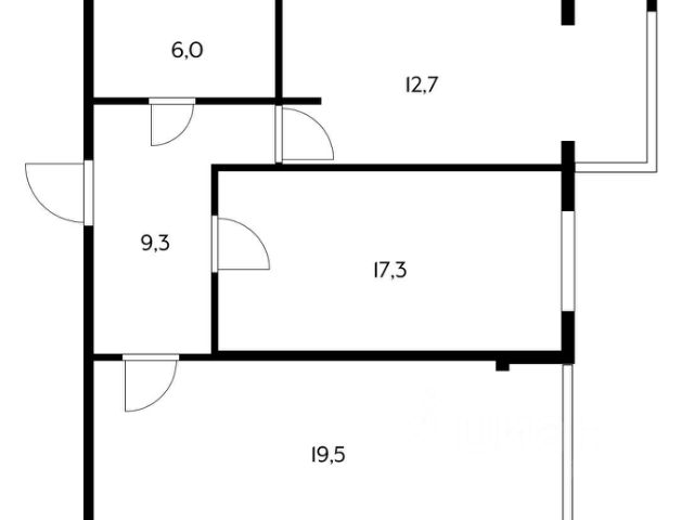 2-комн., 70 м², 7/26 этаж