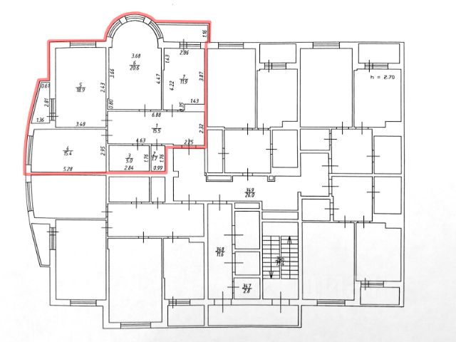 3-комн., 90,5 м², 16/17 этаж