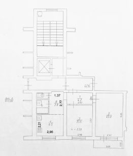 2-комн.кв., 47 м², этаж 3