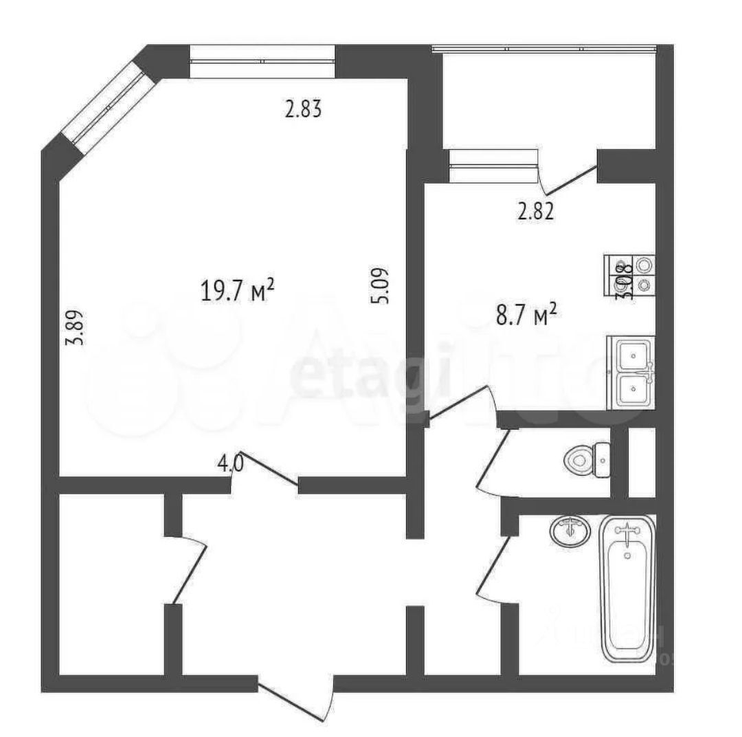 Купить однокомнатную квартиру 42,3м² бул. Ильинский, 3, Красногорск,  Московская область, Красногорский район, м. Пенягино - база ЦИАН,  объявление 299730705