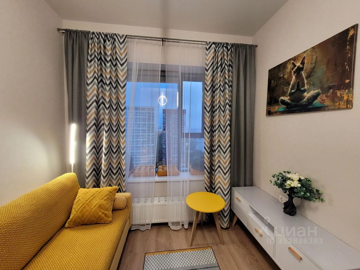Евро2-комнатная квартира, 34 м² — фото 1
