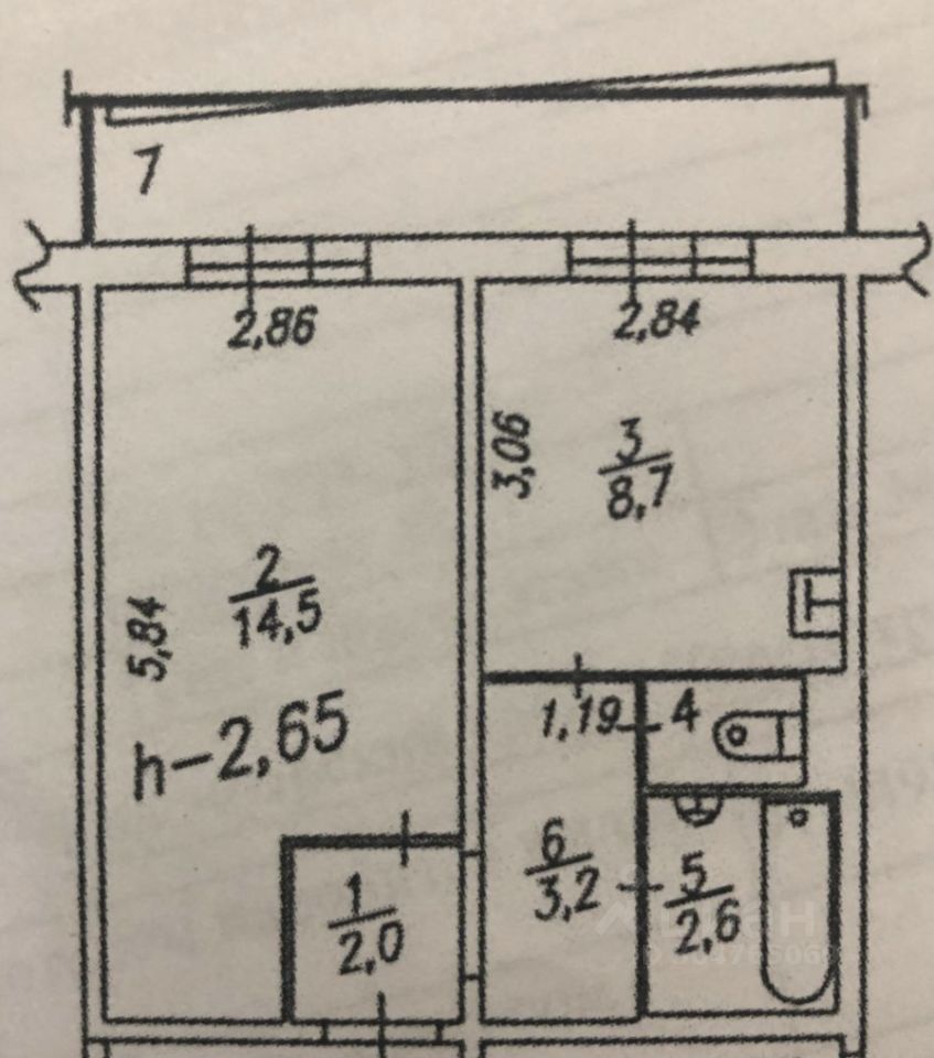 Продается 1-комн. квартира, 32 м²
Расположение
