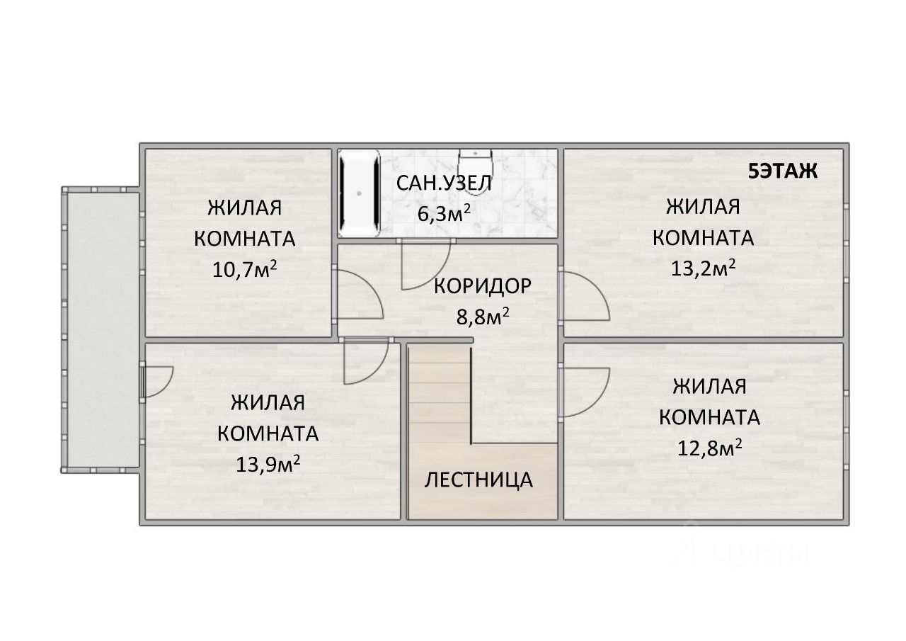 Купить 5-комнатную квартиру в районе Центральный в городе Красноярск,  продажа пятикомнатных квартир во вторичке и первичке на Циан. Найдено 11  объявлений