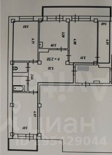 3-комн.кв., 88 м², этаж 7