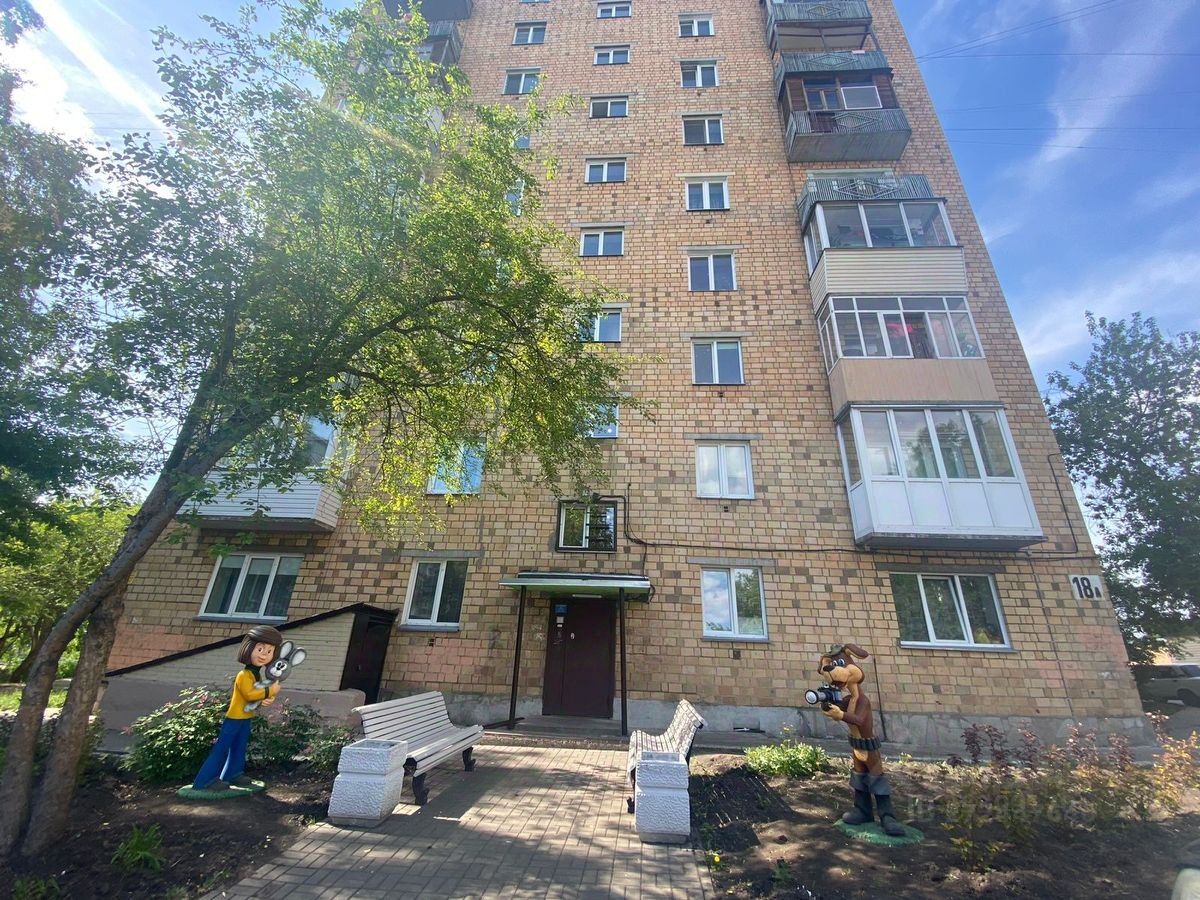 Снять двухкомнатную квартиру 46м² ул. Юшкова, 18А, Красноярск, Красноярский  край - база ЦИАН, объявление 272447640