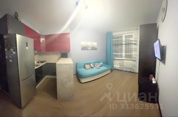 Студия, 28 м², 2/25 этаж