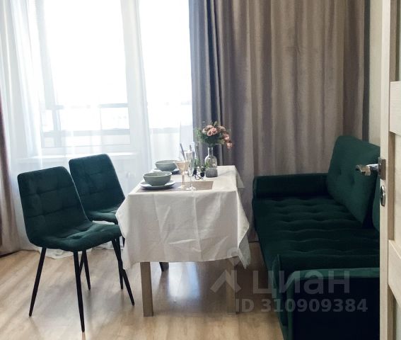 Студия, 30 м², 9/16 этаж