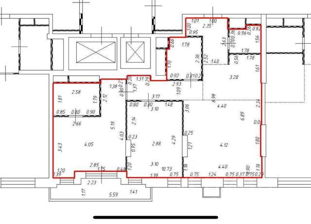 2-комн., 76,7 м², 9/22 этаж