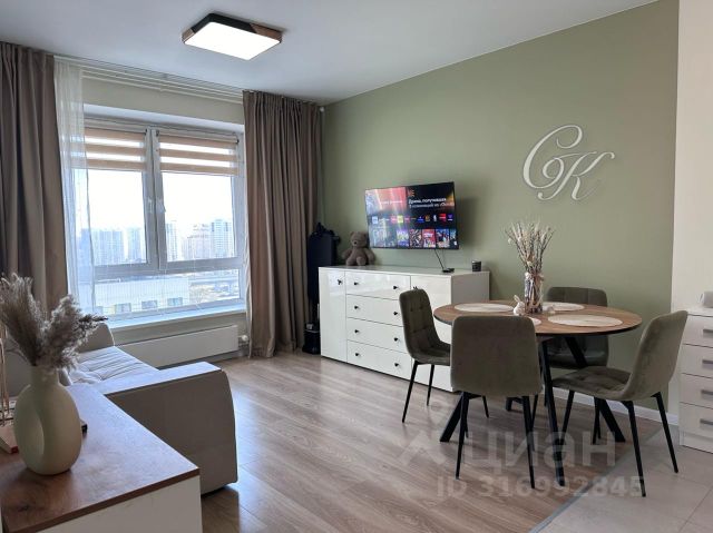 2-комн., 39,1 м², 19/25 этаж