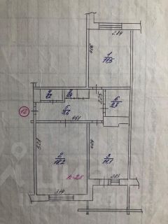 2-комн.кв., 54 м², этаж 4