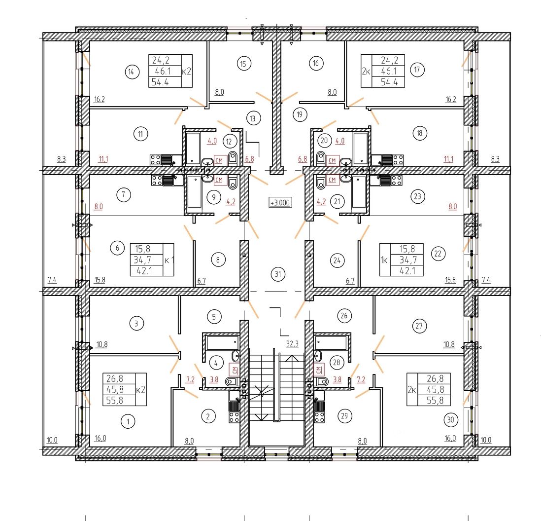 Купить двухкомнатную квартиру 45,8м² ул. Светлая, Новосибирская область,  Маслянино рп - база ЦИАН, объявление 297104187