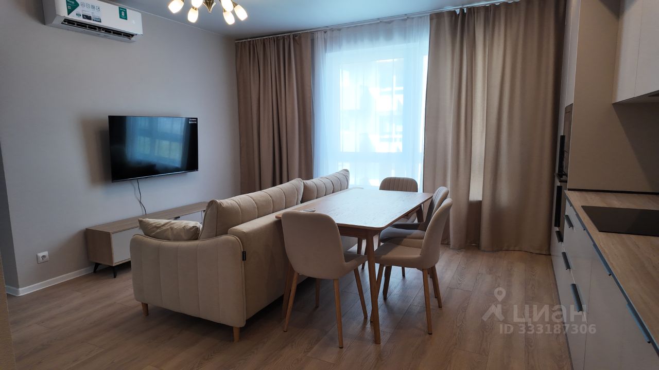 Евро3-комнатная квартира, 56,2 м² — фото 1