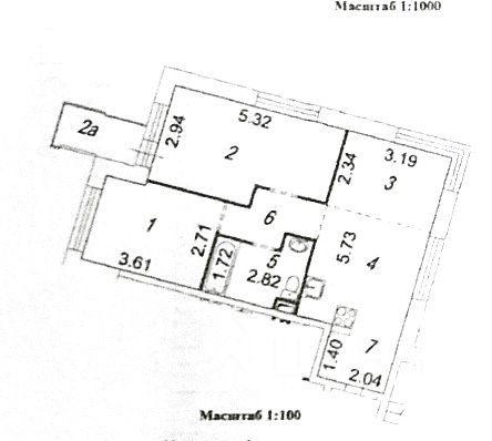 3-комн., 55 м², 2/13 этаж