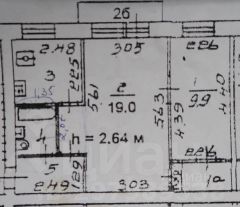 2-комн.кв., 44 м², этаж 2