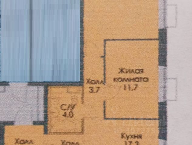 2-комн., 63,3 м², 9/23 этаж