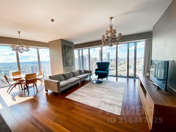 3-комн. апарт., 155 м², 30/85 этаж