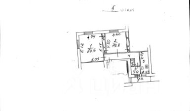 2-комн.кв., 85 м², этаж 5