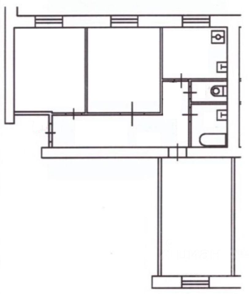 Продается3-комн.квартира,75,3м²