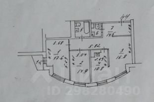 3-комн.кв., 85 м², этаж 11