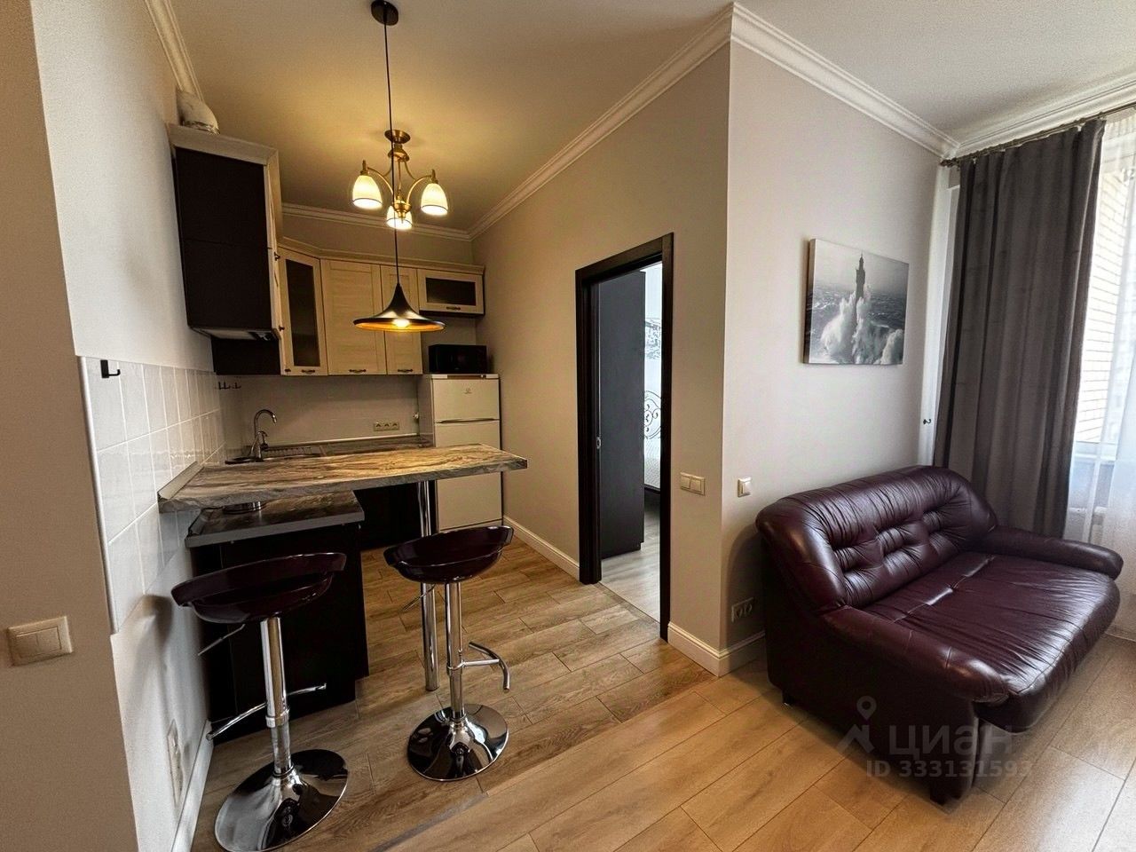 Евро2-комнатная квартира, 40 м² — фото 5