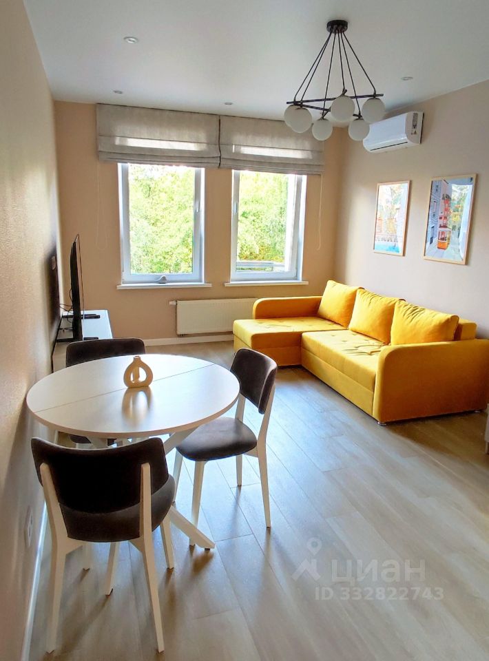 Евро2-комнатная квартира, 42,7 м² — фото 1