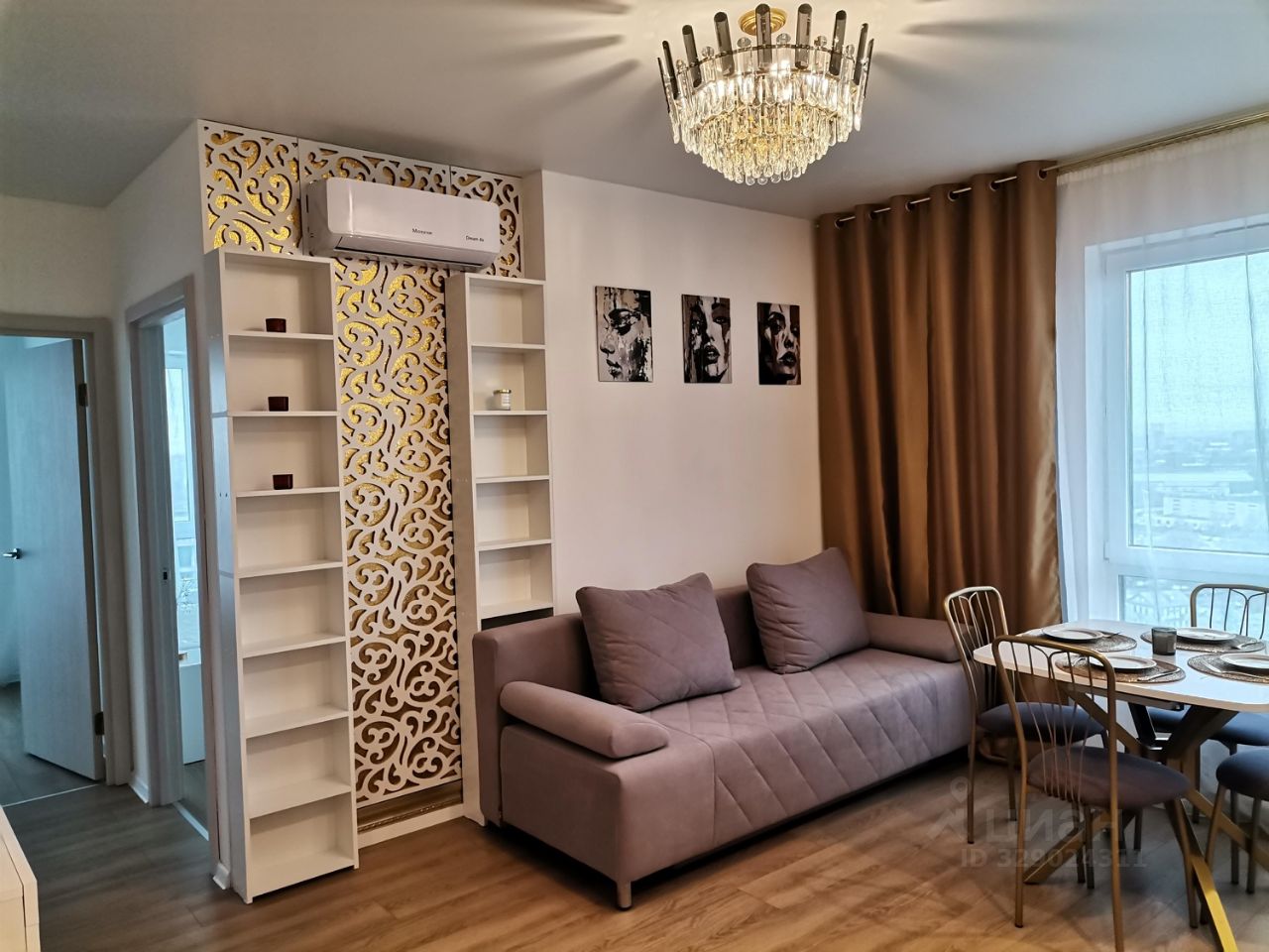 Евро3-комнатная квартира, 47,8 м² — фото 1