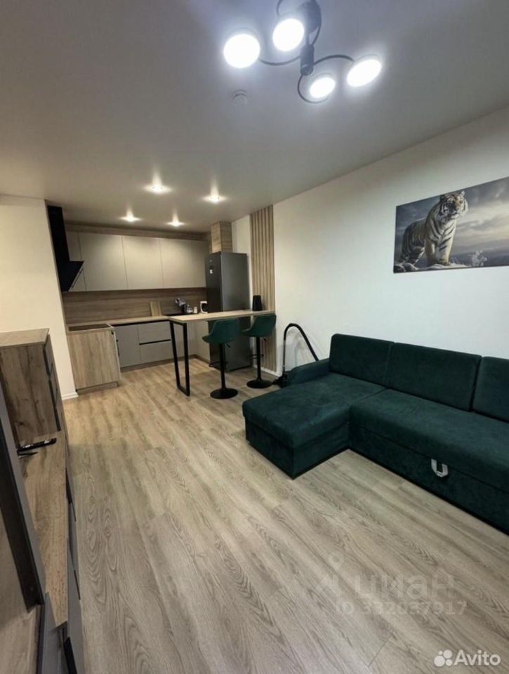 1-комнатная квартира, 40 м² — фото 1