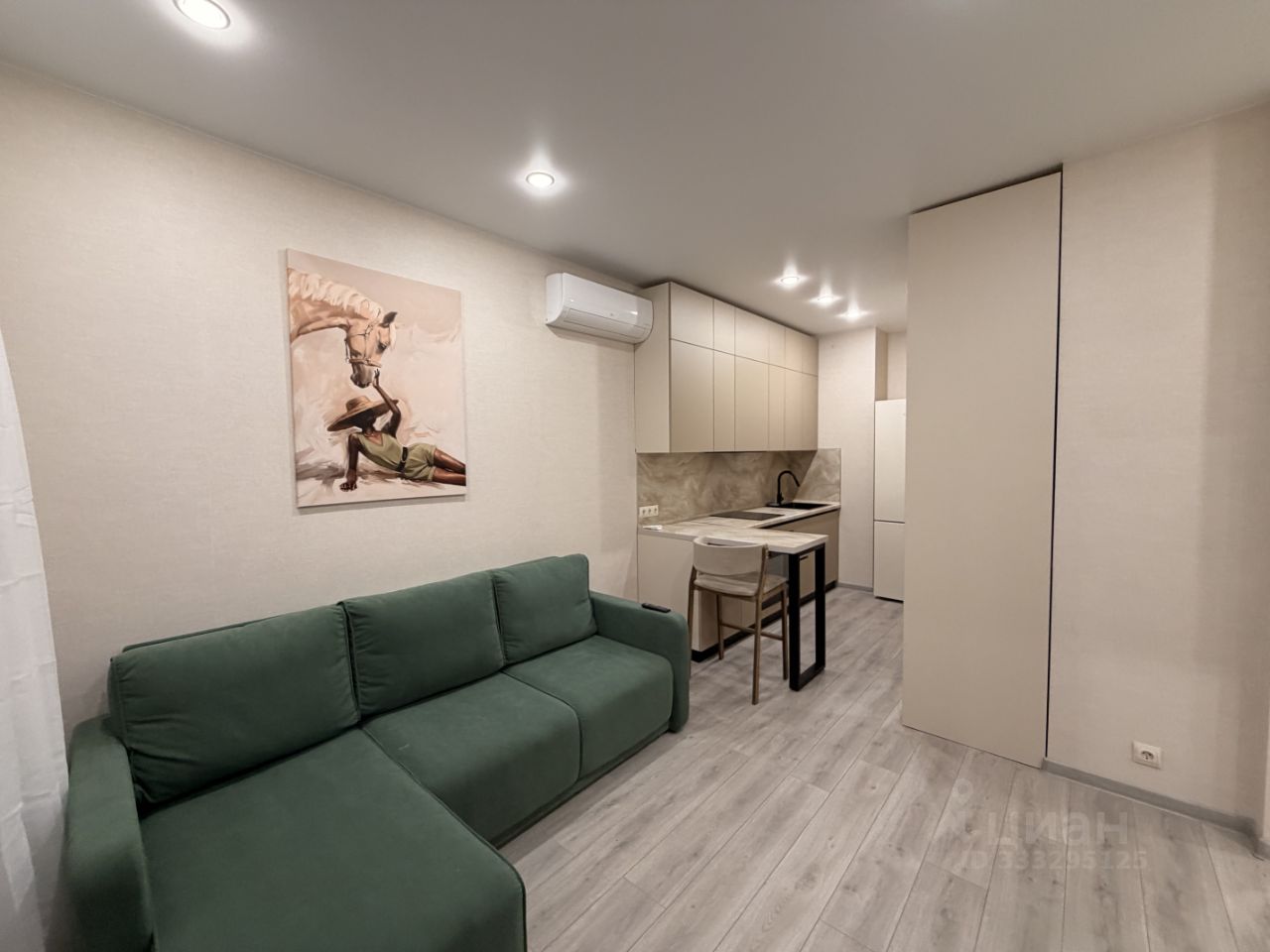 1-комнатная квартира, 38 м² — фото 2