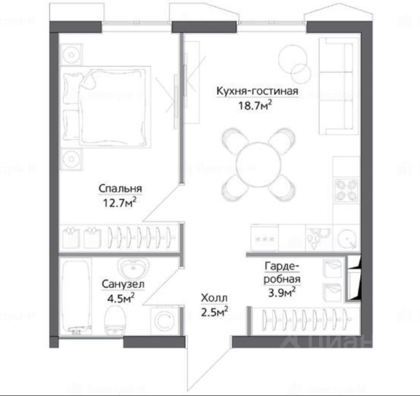 Пик 2 планировка евродвушки. Планировка однокомнатной квартиры. Планировка однушки пик-2. Планировка 41 кв м. Жк дискавери парк холл.