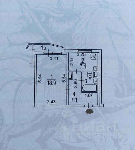 1-комн., 36,6 м², 6/17 этаж