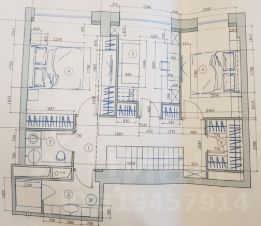 3-комн.кв., 100 м², этаж 12