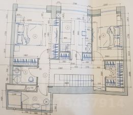 3-комн.кв., 100 м², этаж 12