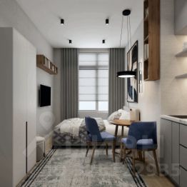 1-комн.апарт., 15 м², этаж 2
